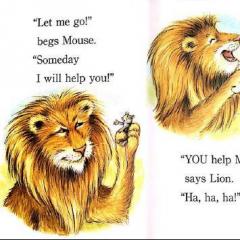 兰登英语第一阶-The lion and the mouse