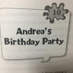 Chapter 10-Andrea's Birthday Party