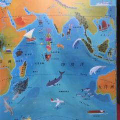 世界地图——印度洋