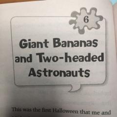 Chapter 6-Giant Bananas