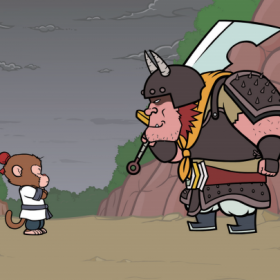 5thedemonofchao西游记英文版第五章混世魔王