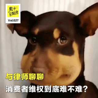 Vol.027 与律师聊聊，消费者维护权益到底难不难？