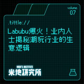 vol.07 Labubu爆火！业内人士揭秘潮玩行业的生意逻辑