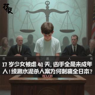17 岁少女被虐 41 天，凶手全是未成年人！绫濑水泥案为何刺痛日本｜花饺恶人传