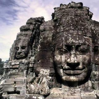 250 |柬埔寨| 闲谈吴哥窟 - 水库、肘尺、庙山五塔和壁画里的市井