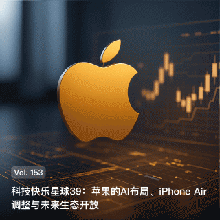 Vol. 153 科技快乐星球39：苹果的AI布局、iPhone Air调整与未