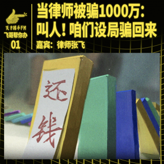 当律师被骗1000万：叫人！咱们设局骗回来 | 飞哥帮你办01