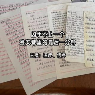 50.凶手不止一个：瓮安巷里的最后一分钟