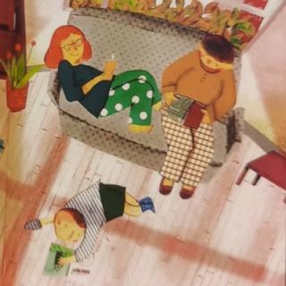 爱读书的一家人——绘本故事