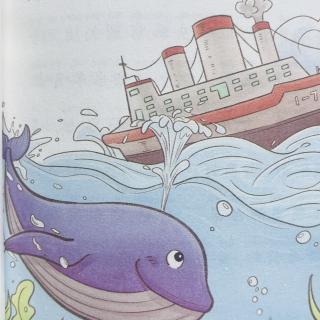 睡前故事3092《彩虹滑梯》之《蓝鲸喷泉》