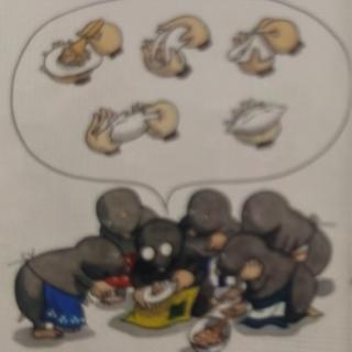七只鼹鼠包饺子——新年绘本故事