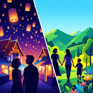 与男友的泰北浪漫VS与家人的滇南疗愈｜冬日旅行推荐