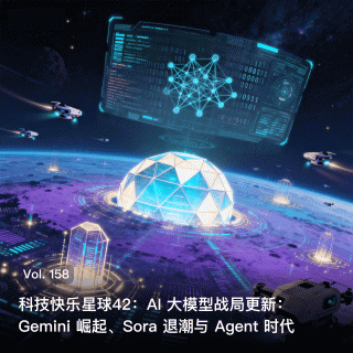 Vol. 158 科技快乐星球42: AI 战局更新 Gemini 崛起、Sor