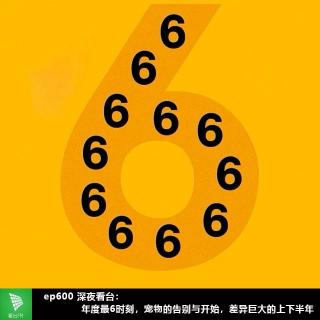 ep600 深夜看台：年度最6时刻，宠物的告别与开始，差异巨大的上下半年