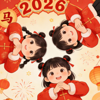 新年祝福：马年吉祥呀各位朋友