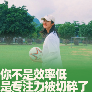 52.你不是效率低，是专注力被切碎了。