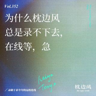 vol.352 为什么枕边风总是录不下去，在线等，急