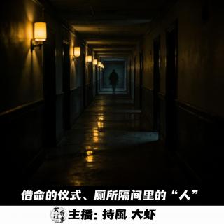 【玄門鬼話】借命的仪式，厕所隔间的“人” -126