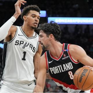 马刺开拓者季后赛首轮前瞻：文班的大舞台, 真的来了？ 【观篮高手】