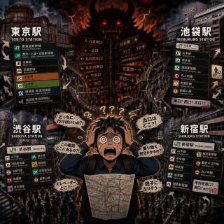 第106期：日本人都晕菜，盘点东京电车“换乘地狱”四天王