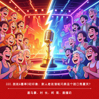 220.脱友&喜单3初印象：新人老友谁能问鼎这个脱口秀夏天？