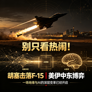 别只看热闹~胡塞击落 F‑15｜美伊中东博弈背后，一场地缘与 AI 的深层变革