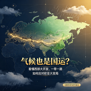 “影响力”｜气候也是国运？看懂西部大开发、一带一路，如何应对欧亚大变局